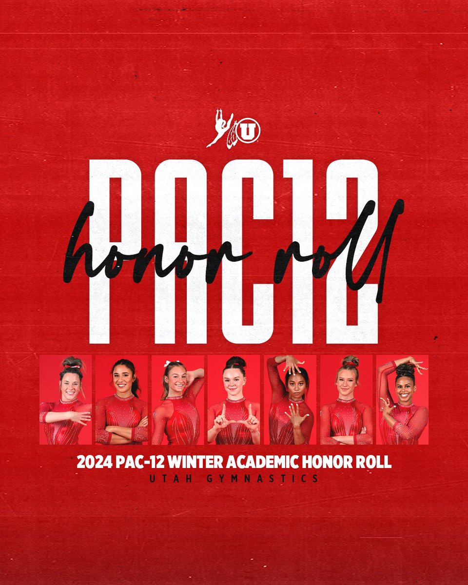 Congrats to our 7️⃣ Red Rocks named to the Pac-12 Winter Academic Honor Roll! 🙌 #RedRocks | #GoUtes