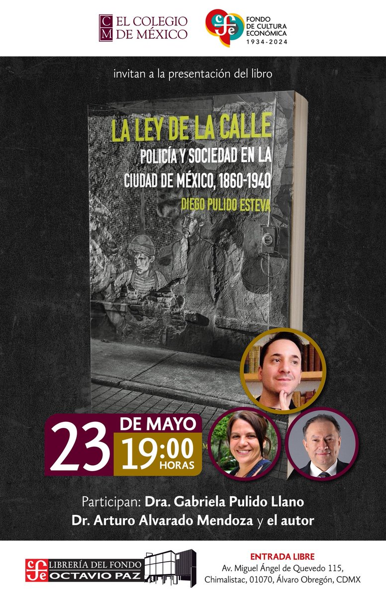 ¡Los invitamos a la presentación en la librería Octavio Paz del FCE!