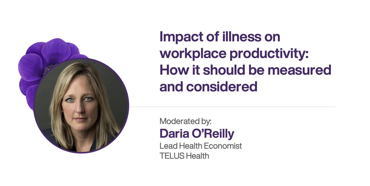 As we continue day 2 of the TELUS Health Annual Conference, we are pleased to introduce our very own Daria O’Reilly who will be moderating a session on about the impact of illness on workplace productivity. #HealthBenefitsTrends