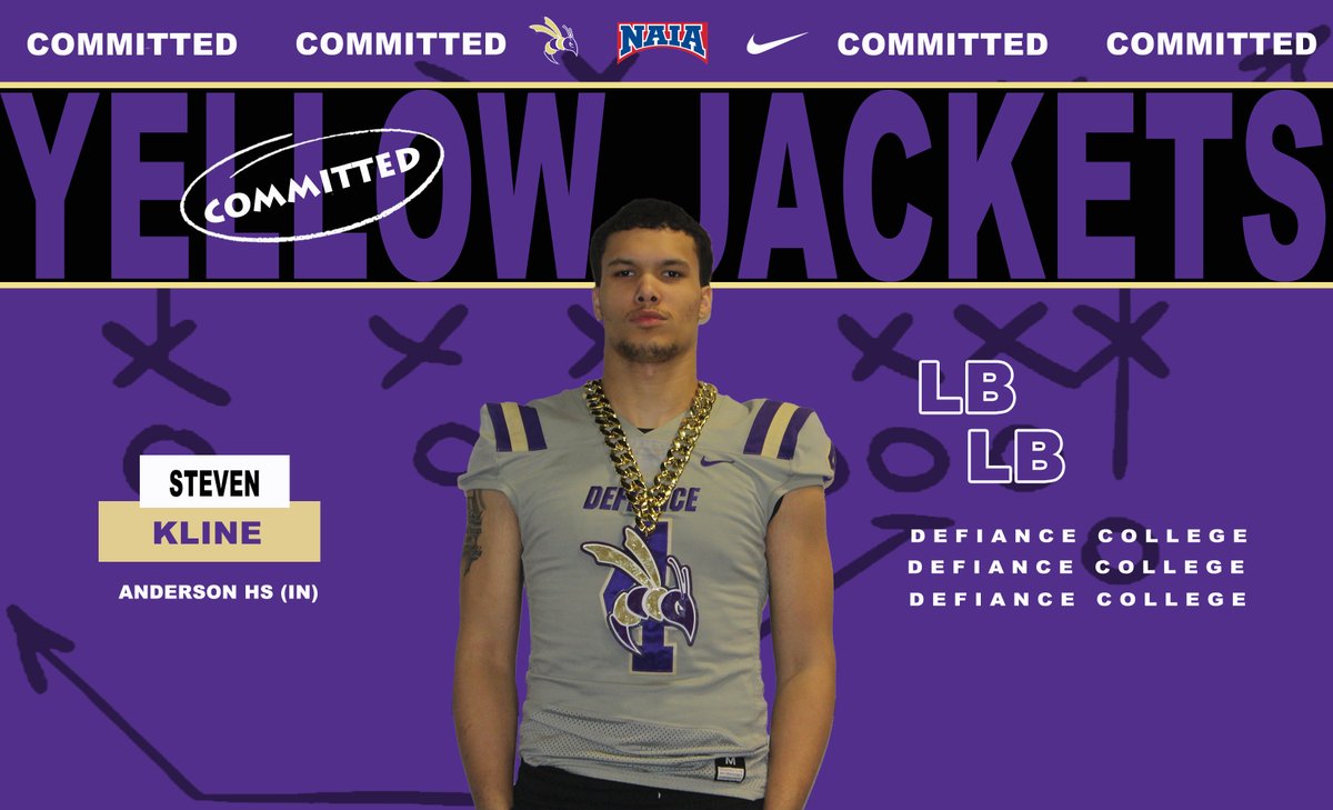 Welcome to #JacketNation! Name: Steven Kline Pos: LB School: Anderson HS City: Anderson State: IN HT: 6'2 WT: 220 #ReviveTheHive #NSD24 @defiancecollege @DC_Athletics