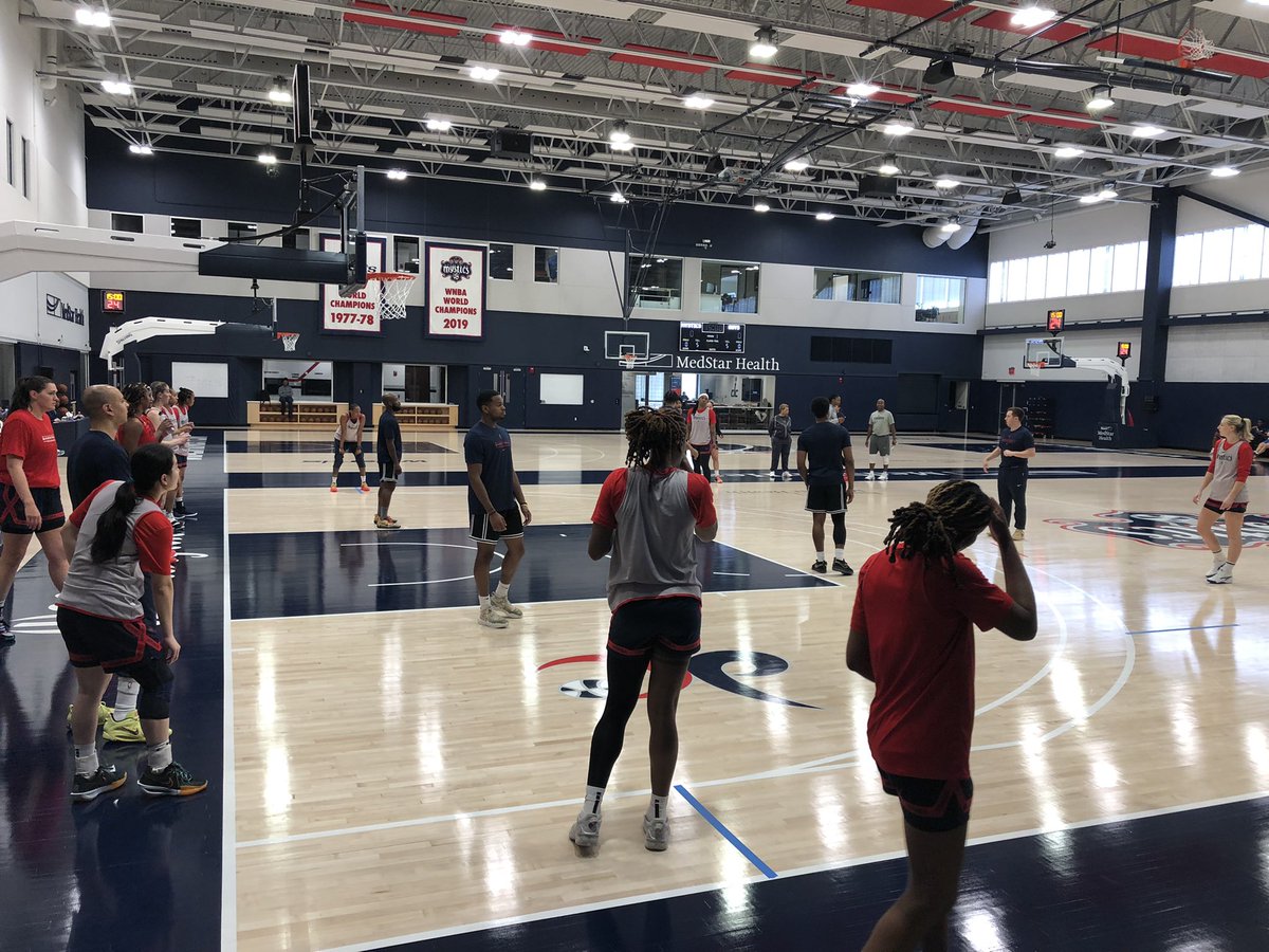 A packed house today at Mystics training camp.