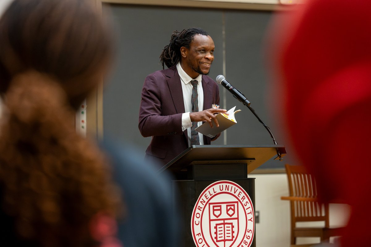 School of Instructions by Ishion Hutchinson, W.E.B. DuBois Professor in the Humanities, has been shortlisted for the 2024 Griffin Poetry Prize! To learn more and read the judges' citation, visit griffinpoetryprize.com/poet/ishion-hu….