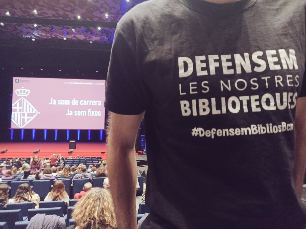 defensembiblios's tweet photo. Ens solidaritzem amb les companyes que han quedat fora del procés d'estabilització de @bcn_Ajuntament i la festa de @jaumecollboni 
#NoHiSomTotes #capinterinaalcarrer #DefensemBibliosBcn https://t.co/zD8yQWk13O