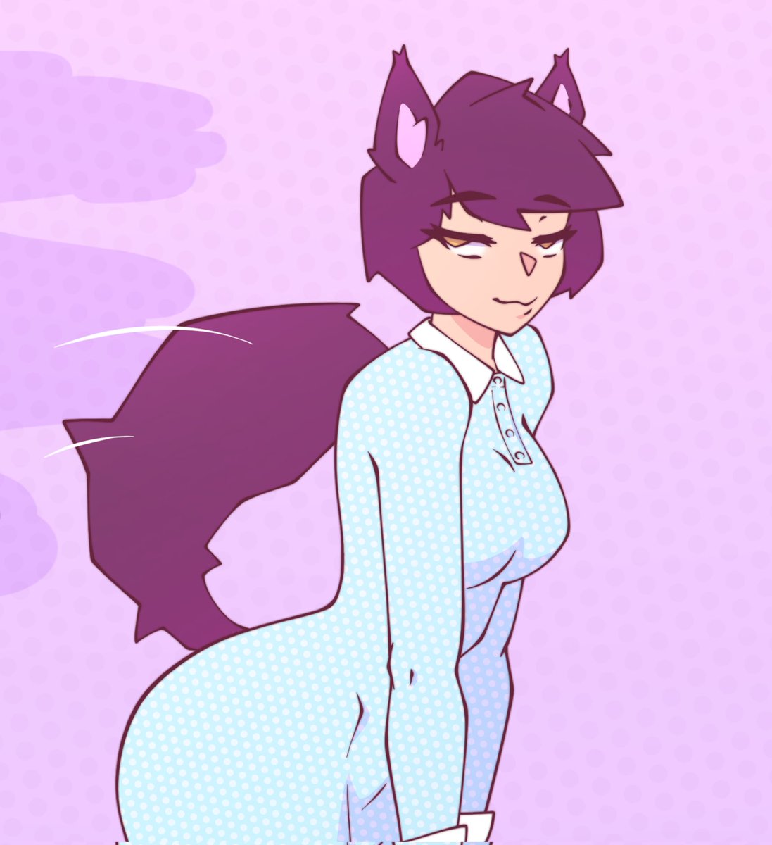 Dievtor_SFW's tweet photo. I created this character based on my friend @Chica_del_cafe_ 
Full short story at P4tr30n ^ ^ https://t.co/IaI14bMU8p