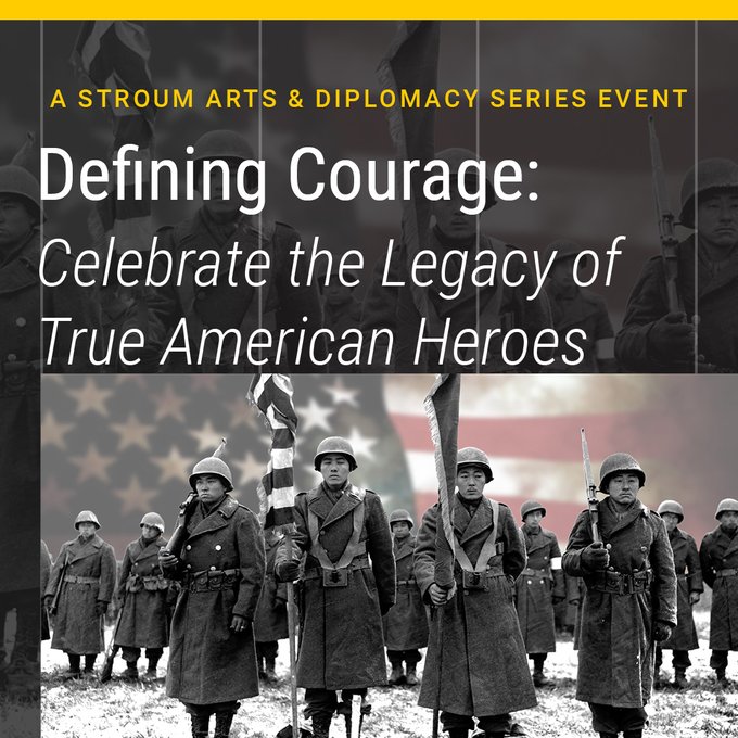 Last chance to RSVP for “Defining Courage!” Tonight at 6pm @USC's Bing Theatre, the one-night-only performance honors #WWII’s heroic Japanese American soldiers. Narrated by @abc7DavidOno, the show marks USC's finale for #AAPIHeritageMonth 

RSVP: bit.ly/43qVsYJ 

#ASCJ