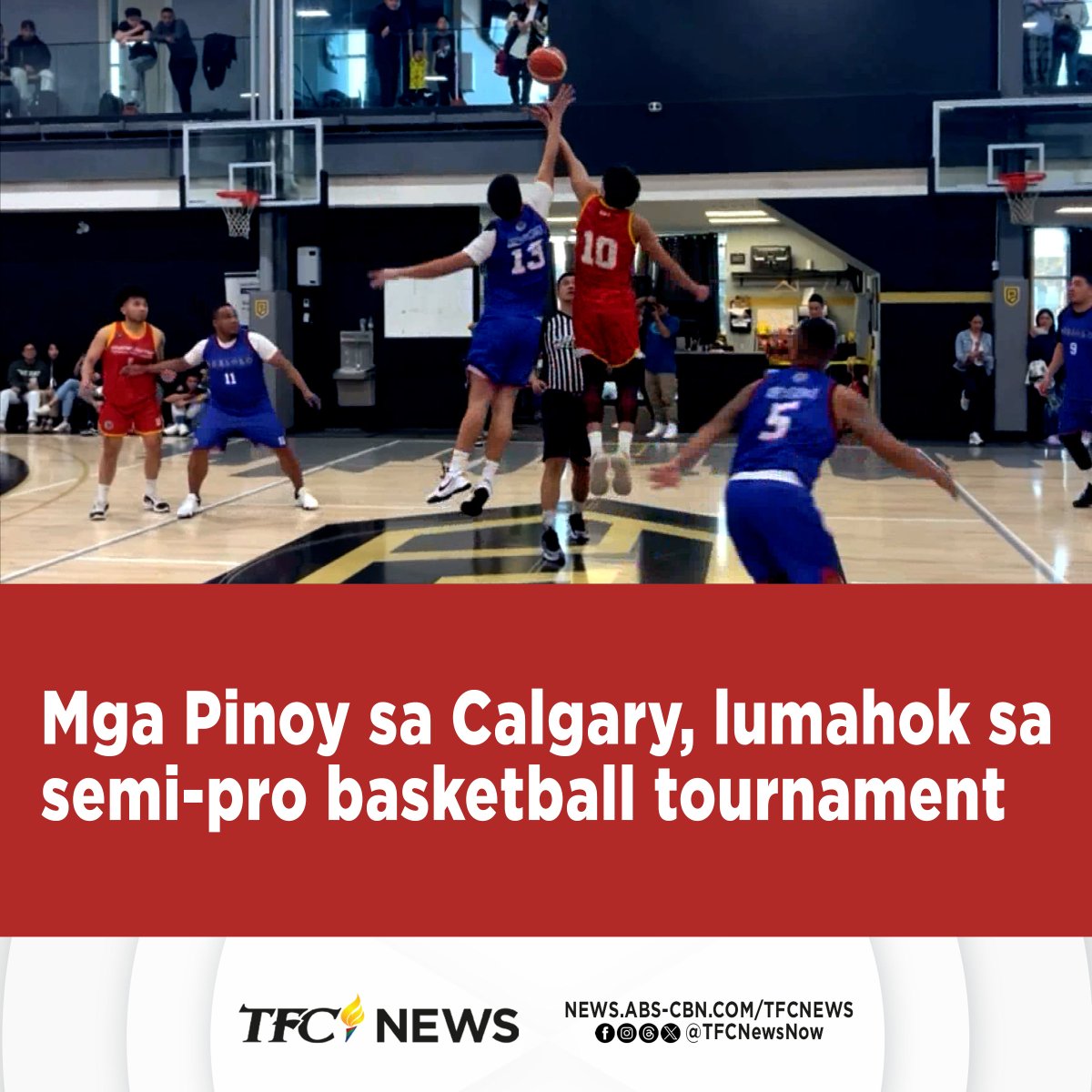 Umarangkada na ang Spring basketball season ng Pinoy community sa Canada sa pamamagitan ng isang semi-pro tournament sa Calgary. Nagpapatrol, Jihan Alisangco. #TFCNews PANOORIN: youtu.be/E9XOAVIfSoE