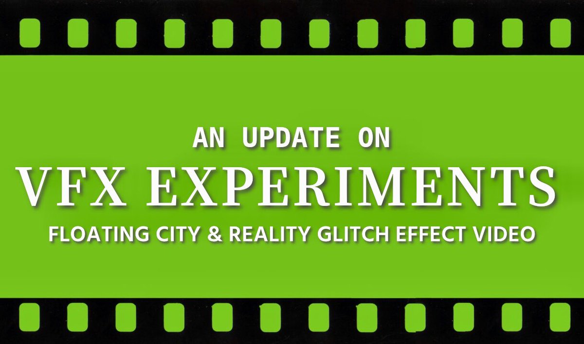 This video shows an update on the upcoming video VFX Experiments Floating City and Reality Glitch effect video. Link to video: youtu.be/87QsJBWv6CI?si… #movies #filmmaking #shortfilms #filmmaking #movies #moviemakingmagic #beyondthereel8 #@beyondreel #filmmaker #filmmakers