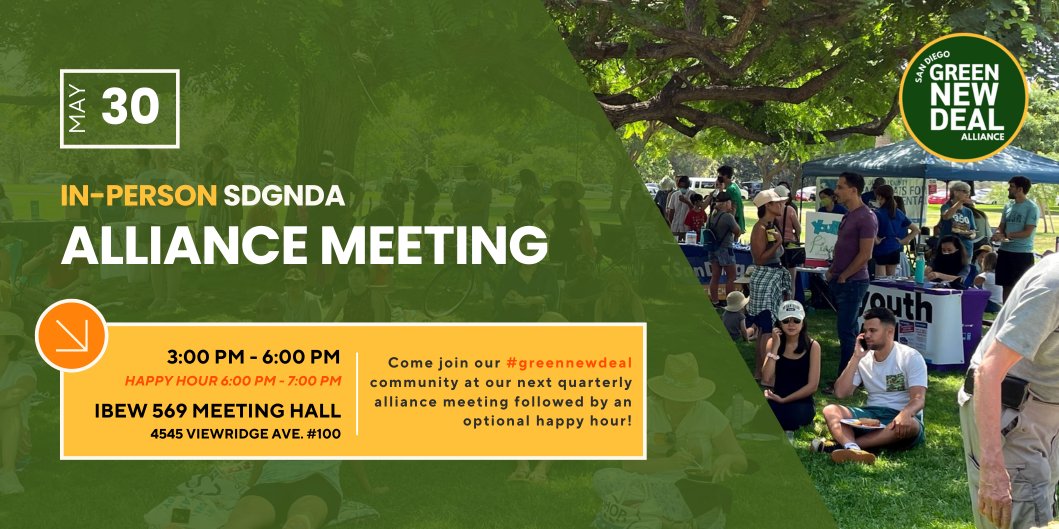 San Diego Green New Deal Alliance tweet media