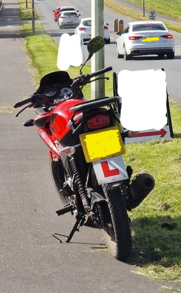 Motorbike was stopped in Chorley for anti social riding.   Driver was found to be in possession of cannabis,  had no CBT and failed a drug wipe so was arrested.  Motorbike seized. #Fatal5 #T2RPU