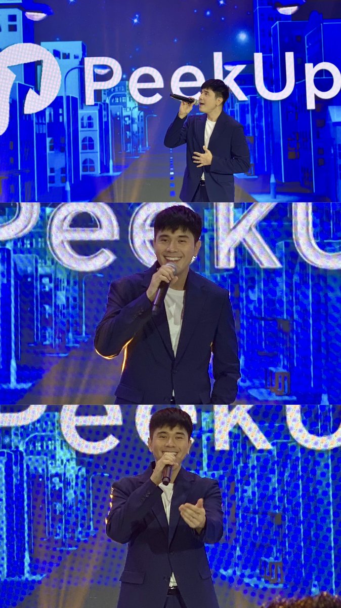 Apakapogi ni @mepauloavelino last night sa grand launch ng @PeekUpOfficial ~ the newest ride-hailing app that is proudly Pinoy! 😉🚗🇵🇭 Big congruch to @DaveAlmarinez & @realaramina & their business partners for #PeekUp! 🚙💨💙 #PauloAvelino #WellGetYouThere #RedefiningMobility