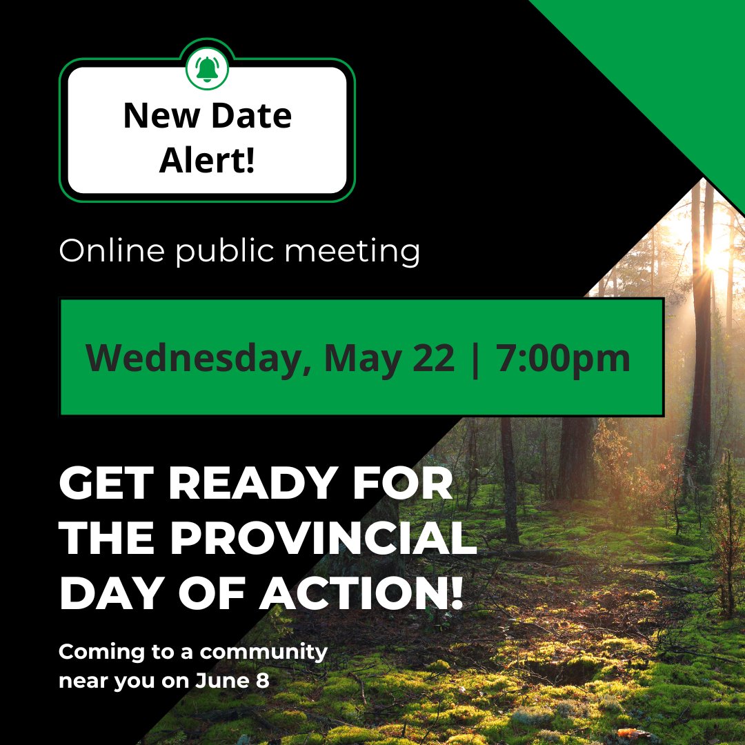 Register today to join us on May 22 at 7 p.m. as we prepare for the 2024 Reform Gravel Mining Coalition's Day of Action on June 8th in communities across southern Ontario. Register here, reformgravelmining.ca/get_ready_for_…