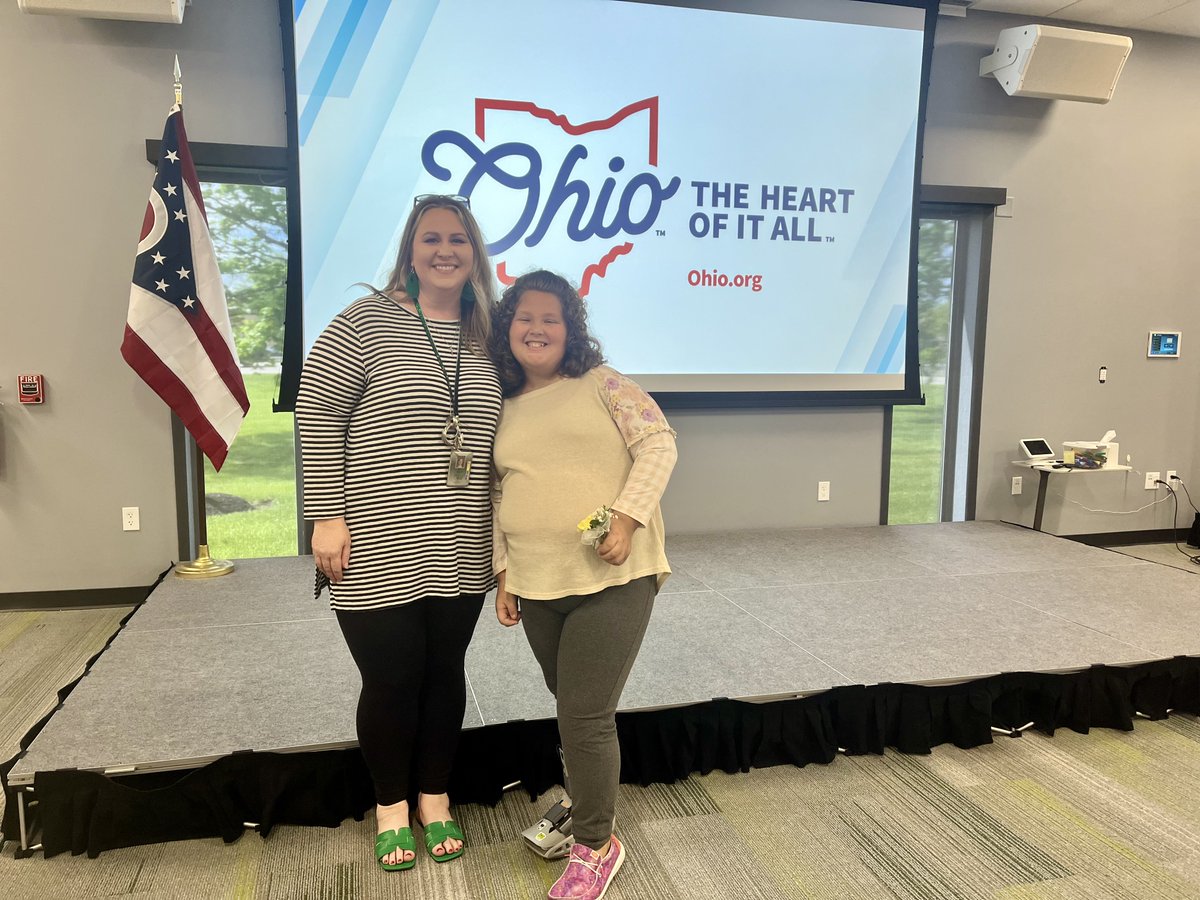 Kaitlyn Cole was honored today with the Southwest Ohio Regional Exceptional Student Award. Congratulations, Kaitlyn! 💚 #FindYourGreatness