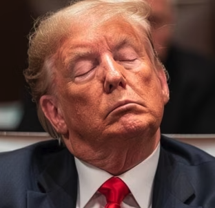 BREAKING: Donald Trump 'appears to have fallen asleep' in court again according to NBC News, unleashing a wave of brutal mockery online. 

His eyes were reportedly 'closed for extended periods of time' and his head 'jerked' around. 

This is the same man who calls Joe Biden