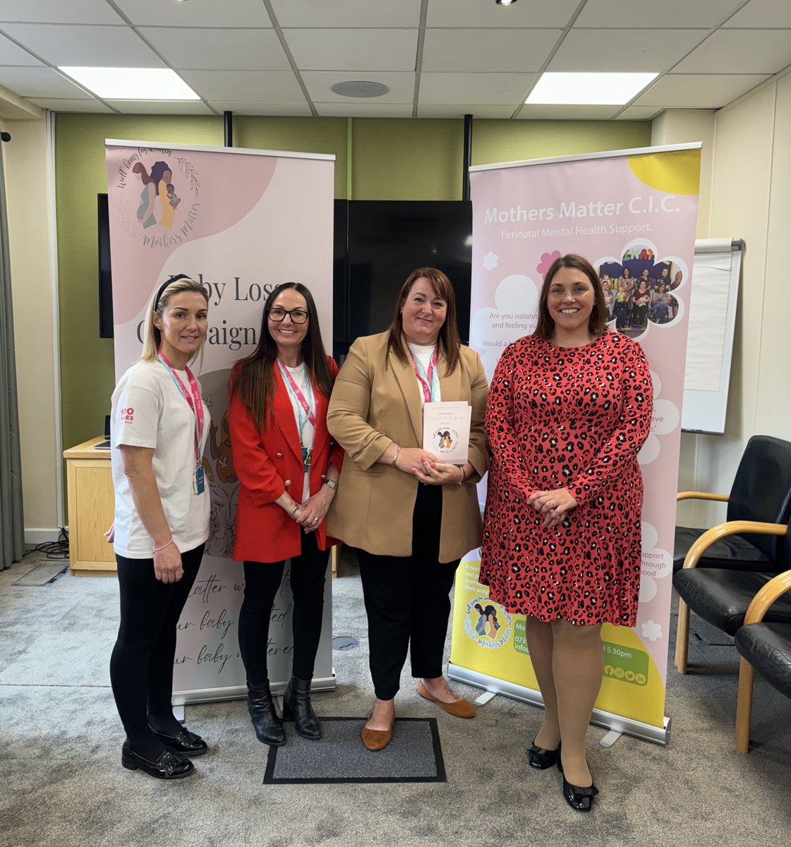 🤱It was lovely to be able to sponsor a drop in with Katy, Suzanne and Donna from <a href="/Mothersmatter20/">Mothers Matter - Perinatal Mental Health</a>   to promote and bring awareness to the brilliant work they do across Rhondda Cynon Taf and beyond to support women and their families during their pre- and post-natal journeys.
