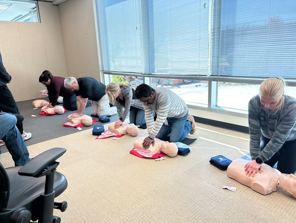 Congratulations to our @ellucianinc Malvern employees who recently earned their CPR certification through an in-office training class!