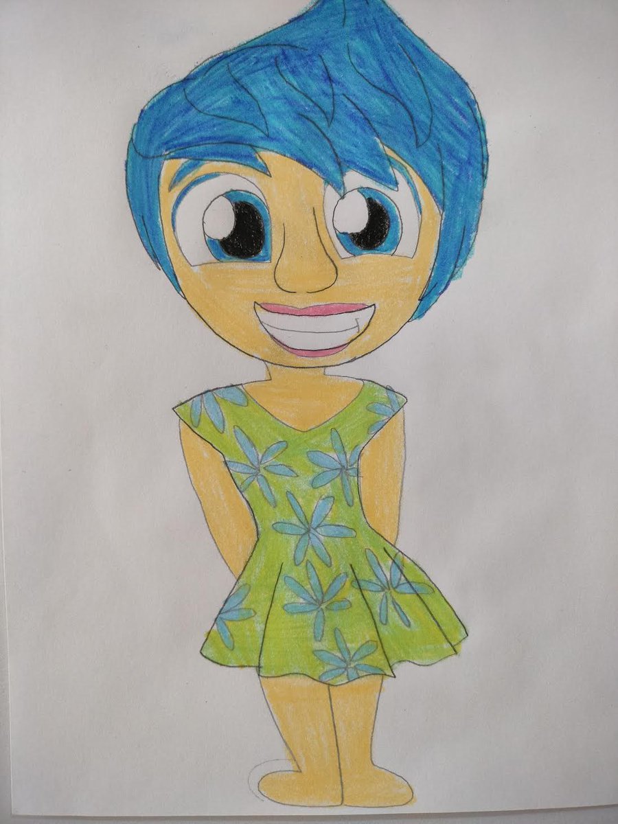 this is joy today I present my redrawing with joy the leader from emotions with inside out inside out 2 its coming and everyone waiting this great movie I hope you guys like it 💛🟡🙂😀 #Pixar #InsideOut2 #intensamente2 #insideout @PixarInsideOut @Pixar