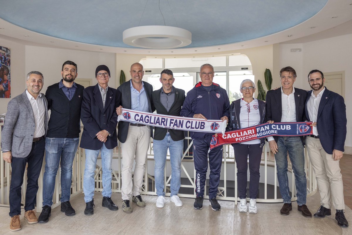 Si è tenuto questo pomeriggio al CRAI Sport Center di Assemini il consueto appuntamento annuale con il direttivo del Cagliari Fan Club🤝 Qui i dettagli ➡️ cagliaricalcio.com/news/la-visita…