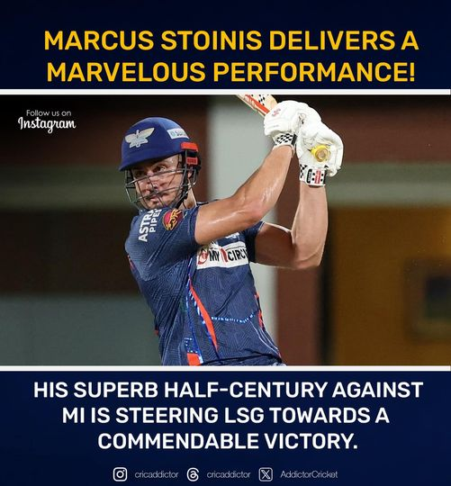 Half-century for Marcus Stoinis! 💪