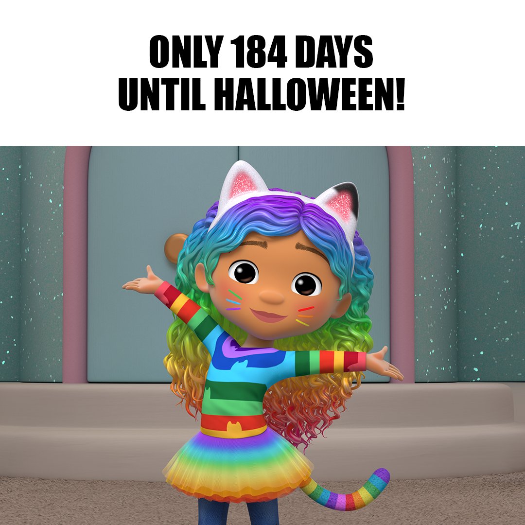 We are officially halfway to Halloween! 🎃 #GabbysDollhouse