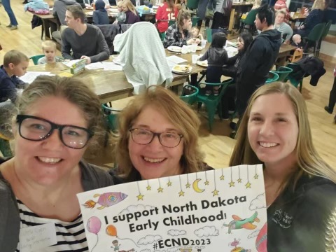 NDSC's tweet photo. "We create change together," says NDAC Member Roxane Romanick of North Dakota. Roxane is a passionate advocate for individuals with Down syndrome and other disabilities and Early Intervention Part C services. Learn more NDAC at  https://t.co/HYRfr0v770 https://t.co/eUEribrBpz