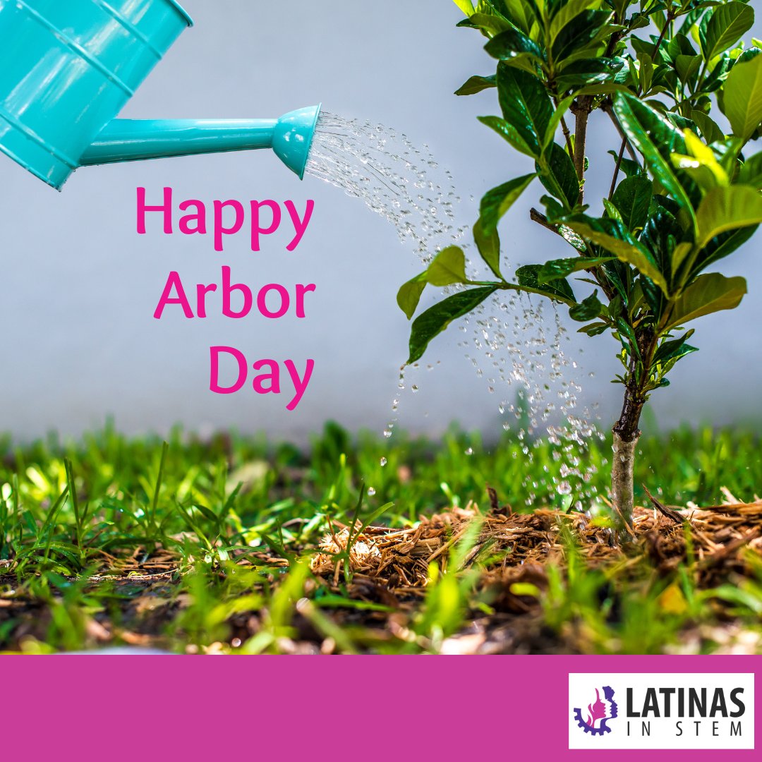 Latinas in STEM Celebrate Arbor Day🌱Today encourages people around the the United States to plant a tree. Let's not forget to research native trees for the area we live in. The wildlife will really appreciate it.
#LatinasinSTEM #STEM #DiversityinSTEM #WomeninSTEM #ArborDay