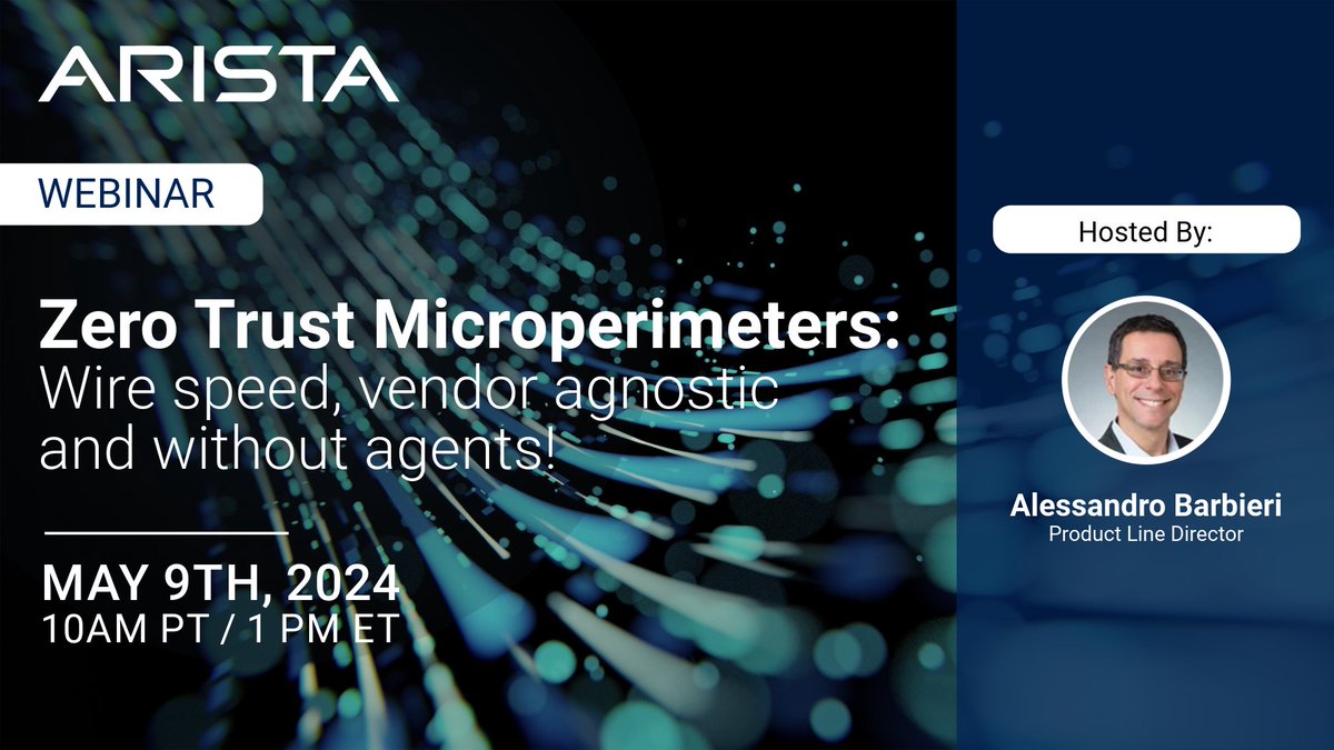 Join us for a webinar that explores the crucial role of microperimeter enforcement in establishing a robust zero trust strategy. Register here: bit.ly/3UPBcxz #zerotrust #MultiDomainSegmentation