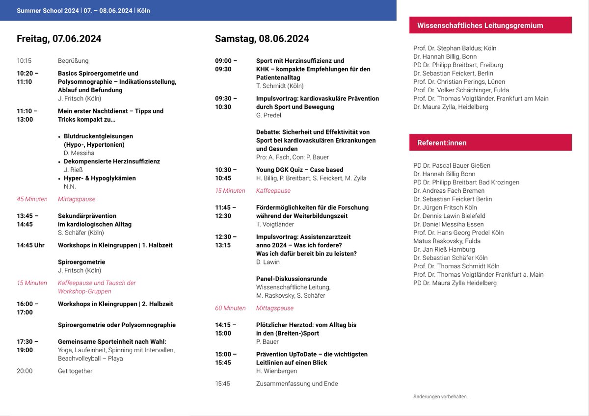 🎓"Weiterbildung i.d. Ära Gen Z:
Kliniken werben um Ärzt:innen und trotzdem ist Leistungsbereitschaft modern!
Ein Plädoyer zwischen harter Alltagsrealität und dem besten Beruf der Welt"

@DennisLawin über seinen Vortrag #SummerSchool☀️

🗓️7./8.6.24 Köln
akademie.dgk.org/anmeldung/page…