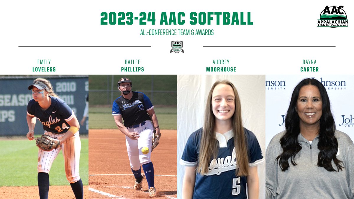 🏅ALL-AAC AWARDS🏅 The 2024 #AACSB All-Conference Team and Awards, and Emily Loveless of @RU_Eagles is the Player of the Year ➡️ bit.ly/3WrAoA9 #NAIASoftball