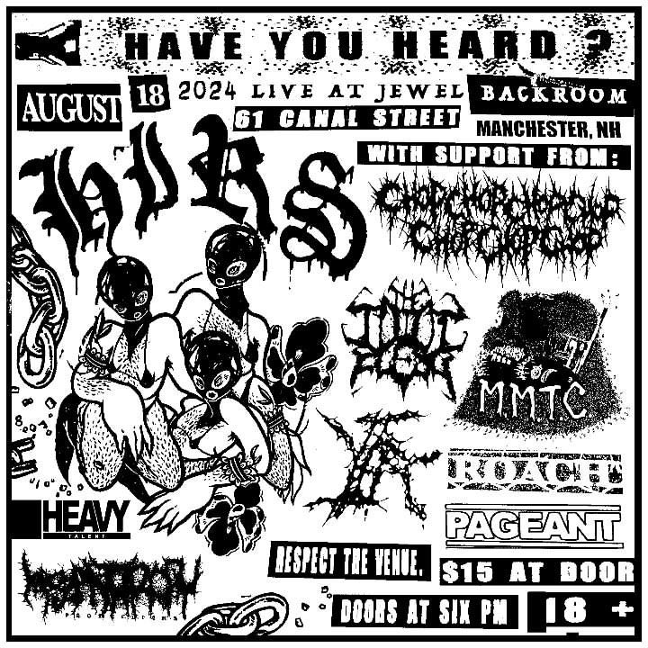 LETS GO. I’ll be heading on up to New Hampshire in August to blast some beats with @hirs666 and so many homies. Don’t wanna miss this one!

#grindcore #powerviolence #blastbeats #noise #noisecore #cybergrind #sludge #crustpunk