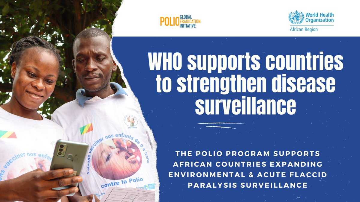 In this last mile to #EndPolio, we must continue our vigilant efforts. Currently, 25 countries in the African region are experiencing variant polio outbreaks. @WHOAFRO is supporting countries to enhance population immunity & strengthen surveillance to track every polio case.