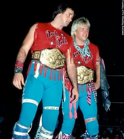 One of the most successful teams of all time, #RickyMorton & #RobertGibson, The #RockNRollExpress, get ready to defend the gold! #ML
