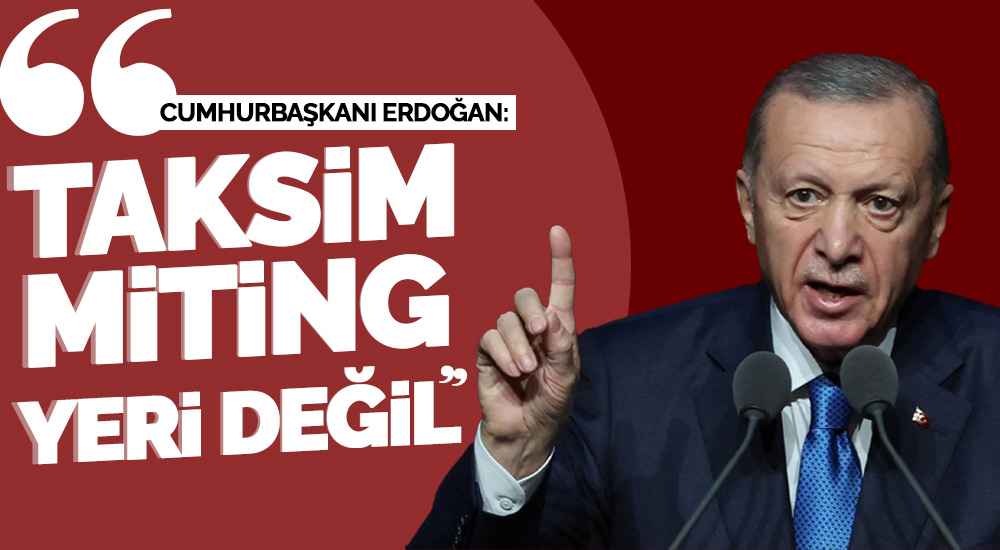 Cumhurbaşkanı Erdoğan: 'Taksim miting yeri değil'

baskagazete.com/haber/cumhurba…

#cumhurbaşkanıerdoğan #miting #1Mayıs #işçibayramı #istanbul #taksim