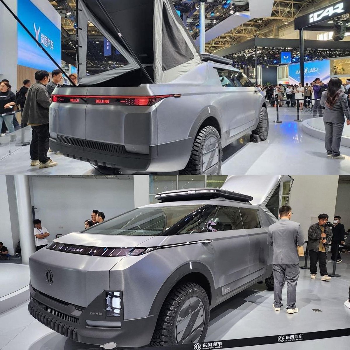 Just unveiled today at the Beijing auto show by Dongfeng Motors. Wouldn't it be hilarious if they sell more of their knockoffs than Tesla does of the real thing? 🤣