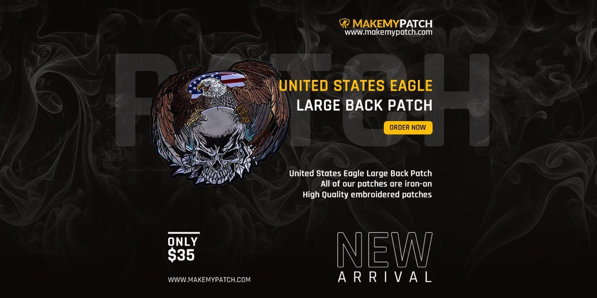 🦅 NEW ARRIVAL 💥

Make a bold statement with our new United States Eagle Large Back Patch! Perfect for jackets and vests. Shop now and showcase your American pride! 🇺🇸🦅 💥

Purchase link in first comment 👇 👇 👇

#NewArrival #AmericanEagle #BikerPatch