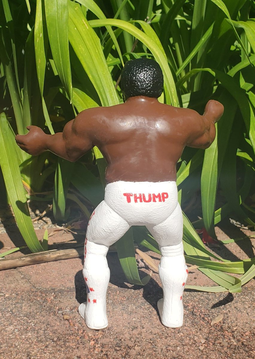 My LJN Repaint #156 is Junkyard Dog. I gave him all new paint aside from the bulldog heads on his boots. Painting the stars is always a bit difficult but I like how he turned out