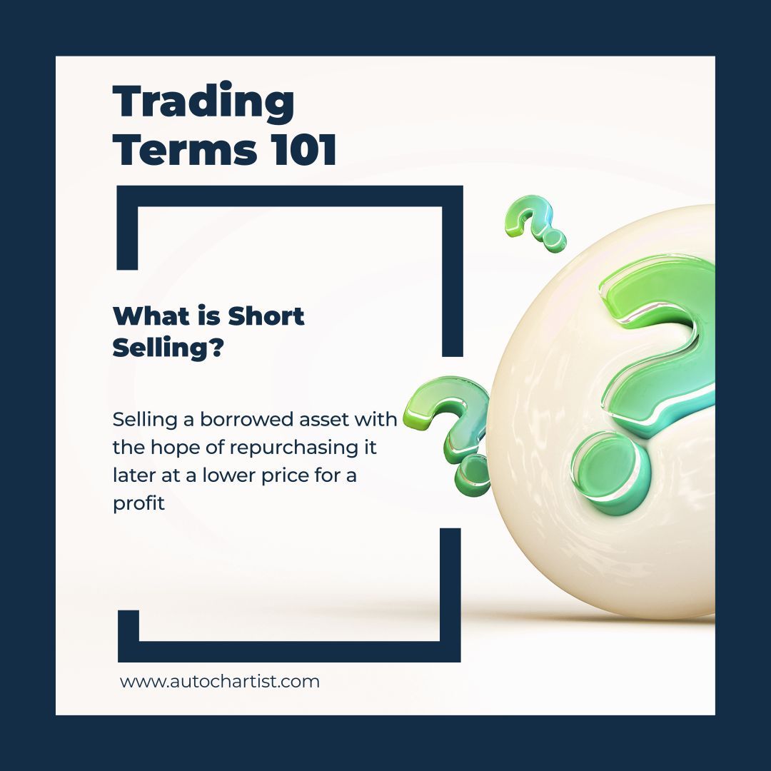 This week's trading term: What is Short Selling?
Selling a borrowed asset with the hope of repurchasing it later at a lower price for a profit
#FinancialEducation #trading #ShortSelling