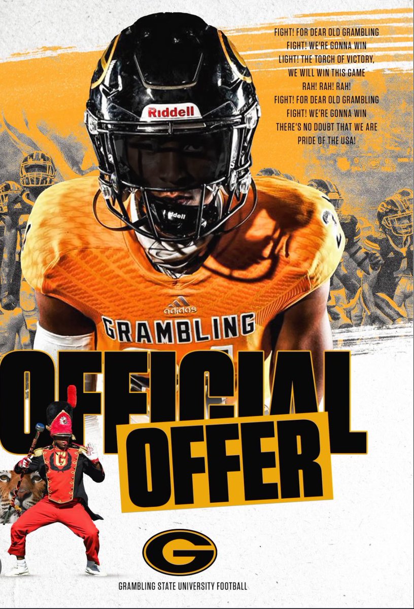 Grady (@thegradyclay) on Twitter photo I would like to thank <a href="/Coach_AAnand/">Aman Anand</a> and the Grambling State University coaching staff for my first D1 offer!! I would like to thank <a href="/Coach_AAnand/">Aman Anand</a> and the Grambling State University coaching staff for my first D1 offer!!