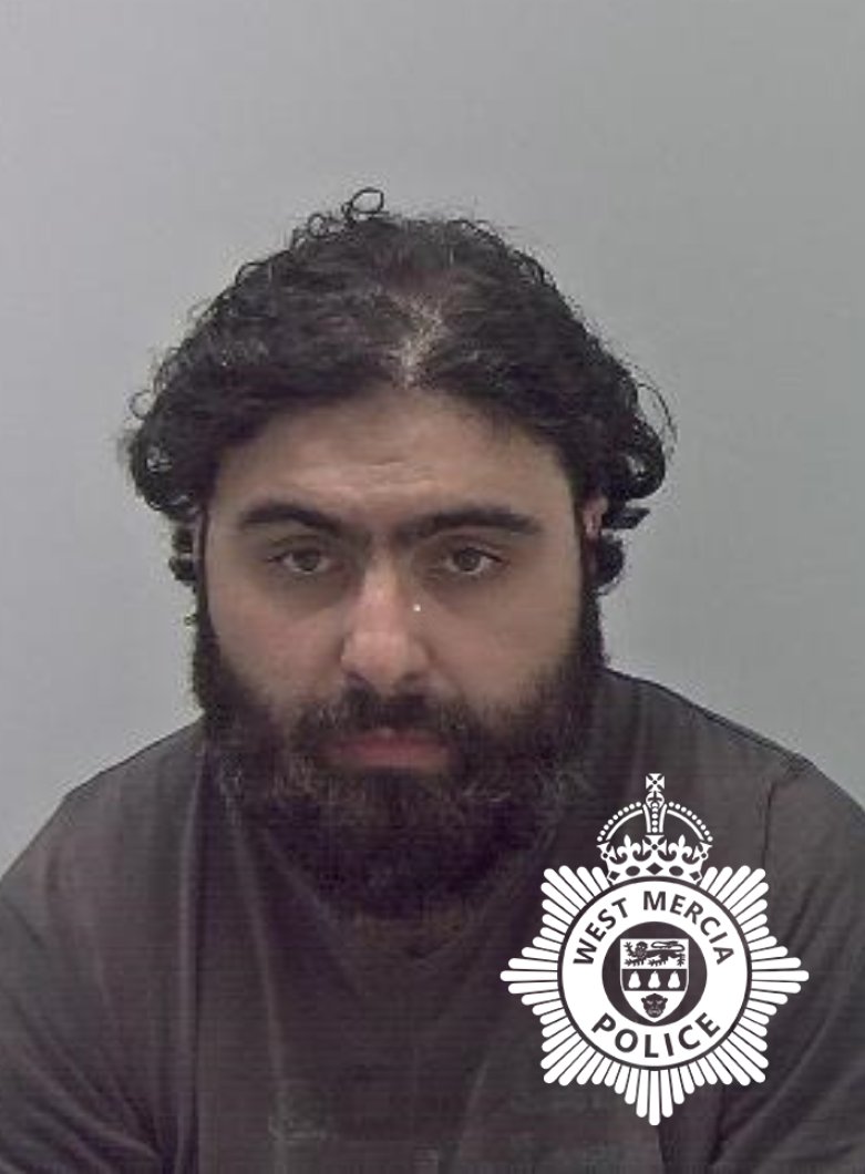 Mohammed Javeed, 32, was convicted of r&pe & attempted r&pe. In June 2021 he was walking near a church in Wellington when he came across a woman. He pushed her into the bushes & r&ped her. Shrewsbury Crown Court jailed him for 7 years. westmercia.police.uk/news/west-merc…