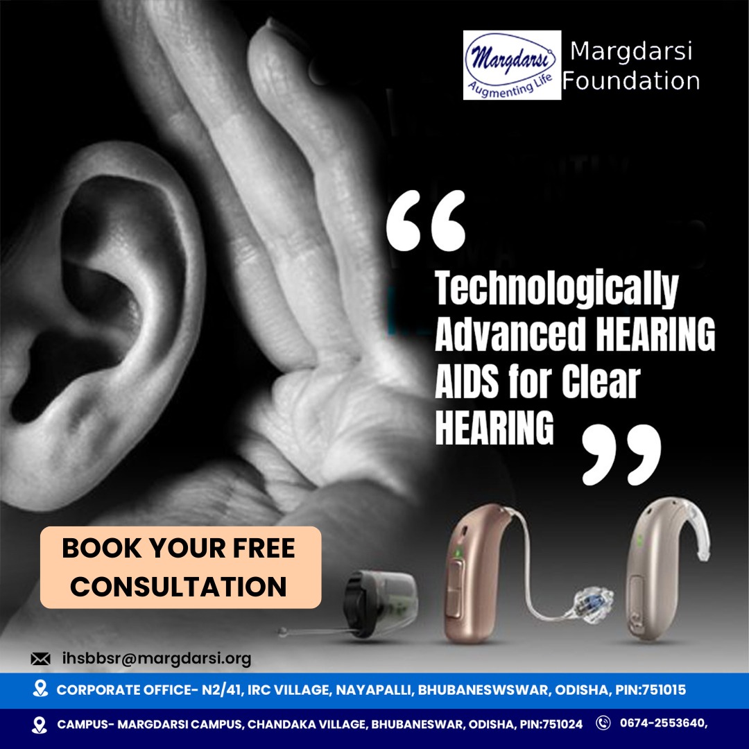 Hear the world clearly again with Margdarsi's technologically advanced hearing aids! Our innovative devices offer exceptional sound quality, background noise reduction, and features to help you reconnect with the sounds you love.