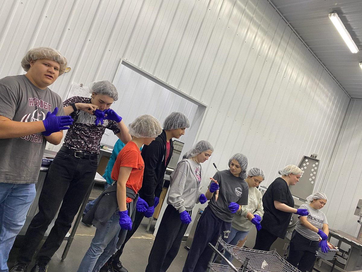 Mrs.Howard’s culinary students toured Patterson’s Butcher this week and got a firsthand experience on how to butcher and package beef all while learning about the various meat cuts.