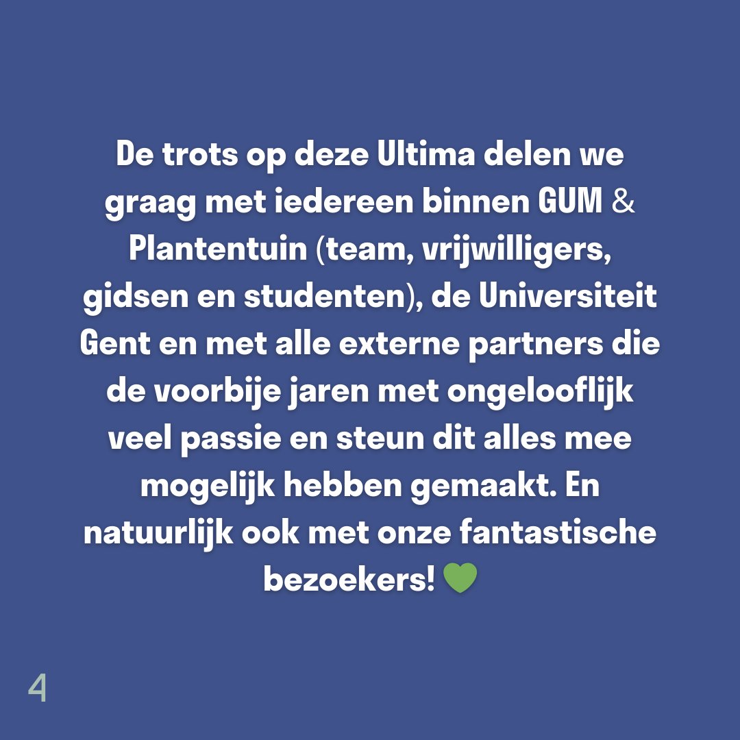 GUMGent's tweet photo. 🎊GUM &amp; Plantentuin bekroond met de ULTIMA Roerend en Immaterieel Erfgoed!🎉Lees de volledige motivatie van de jury via: https://t.co/q75Yhxp5TG https://t.co/WFGKB7p70q