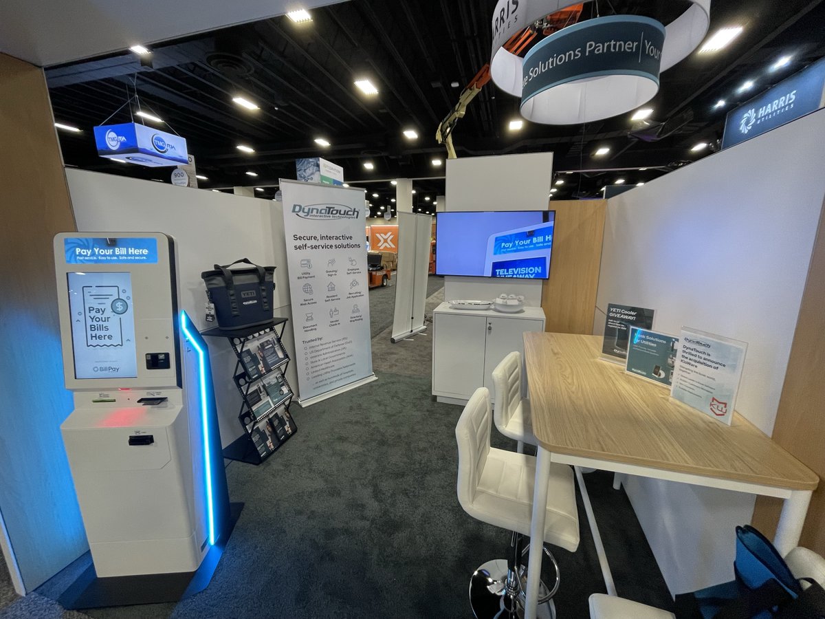 We're live at CS Week 2024 in Dallas Fort Worth! Come check out our latest BillPay Kiosk innovations, including Kiosk Konnect, at Harris Utilities Booth 701. Chat with the DynaTouch team and test the kiosk out for yourself with a live demo .🚀 #CSWeek2024 #DynaTouch #WeAreHarris