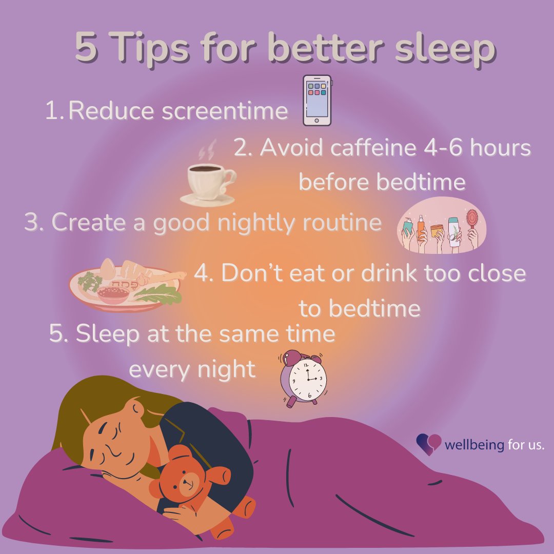 It's almost time to sleep 😴 so here are some tips to help you to wind down for bed. 💜

#wellbeingforus #wellbeing #sleep #goodnight #sleeproutine #sleephygeine #sleeptips #mentalhealth #mentalwellbeing