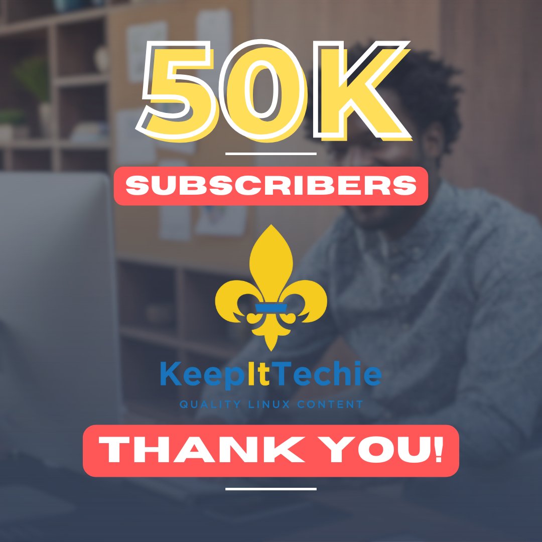 Just hit 50K on youtube. S/O the dope people that really support what I'm doing and I respect! @KevTechSupport @ICS_Gabe @labeveryday @WomenInLinux @cwinfosec @JBizzle703 @daycyberwox @CtrlIQ @DataBunnyLLC @JonGoodCyber @Infosecpat @TheBeardedITDad If I missed you, you know who…