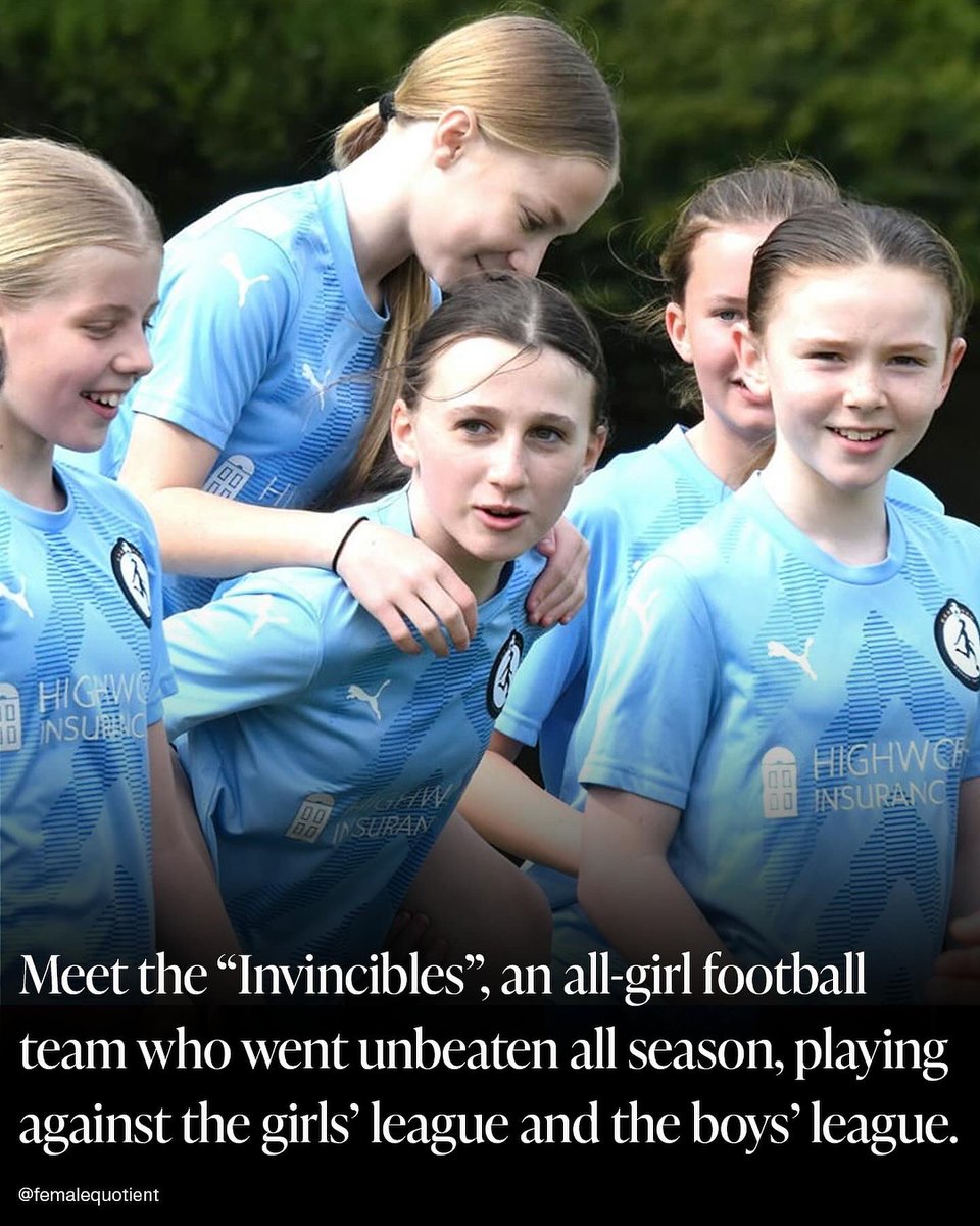 Meet the Invincibles, an under 12 girls’ football team in Bournemouth, UK who simply can’t be beat—including by the boys’ teams. They finished top of their league with 18 wins, 4 draws, and zero defeats, so they went on to play the boys.