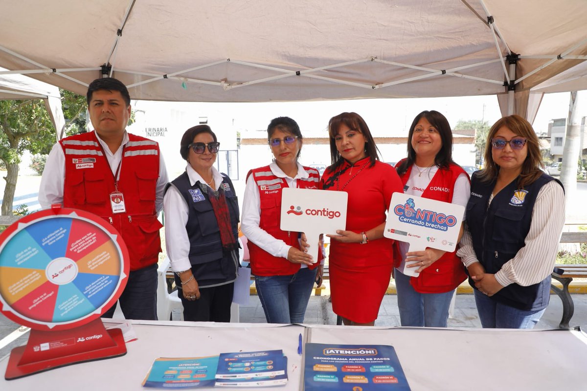 Con mucha alegría, participamos en la entrega de 310 certificados de discapacidad y la inscripción de más de 100 personas con discapacidad al Registro Nacional del Conadis, en alianza con la @ComIncluSocial y la @VesMuni 👏