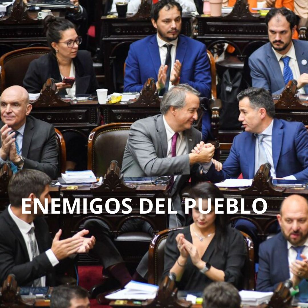 ENEMIGOS DEL PUEBLO La cuestión es que lo hicieron. Lo hicieron. La derecha lo puede hacer. Puede hacer lo que se le dé la gana. Lo que necesitan los más ricos. Lo que aprueban los más serviles. Lo que sufre el pueblo. Lo que humilla al trabajador. Lo que quieran desde la