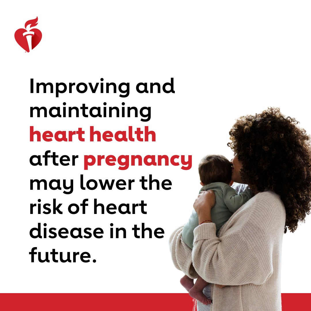 Women with a history of pregnancy complications have a greater chance of developing heart disease, but healthy lifestyle changes can lower that risk. 🥗 Eat better 🏃‍♀️ Be more active 🚭 Quit tobacco 😴 Get healthy sleep