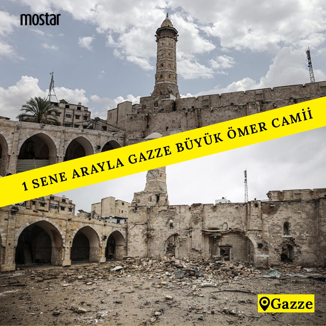 1 sene arayla Gazze Büyük Ömer Camii