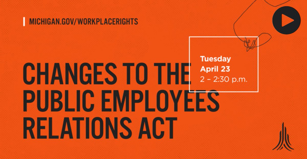 ICYMI: Check out the recording of last week's #WorkplaceRightsWeek webinar where we discussed updates on changes to the Public Employees Relations Act. View the recording ➡️ bit.ly/3wk59fo